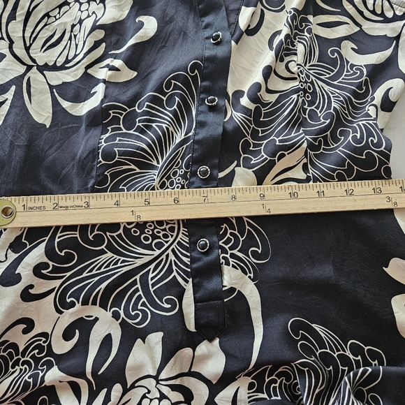 Vintage Floral Print Fit and Flare Dress - Size 165/88A (US 6-8) - Picture 9 of 11